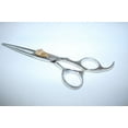 thumbnail image 1 of DreamCut 6" Stainless Steel Professional Barber Shears 440C with Gold Screw and gems, 1 of 5