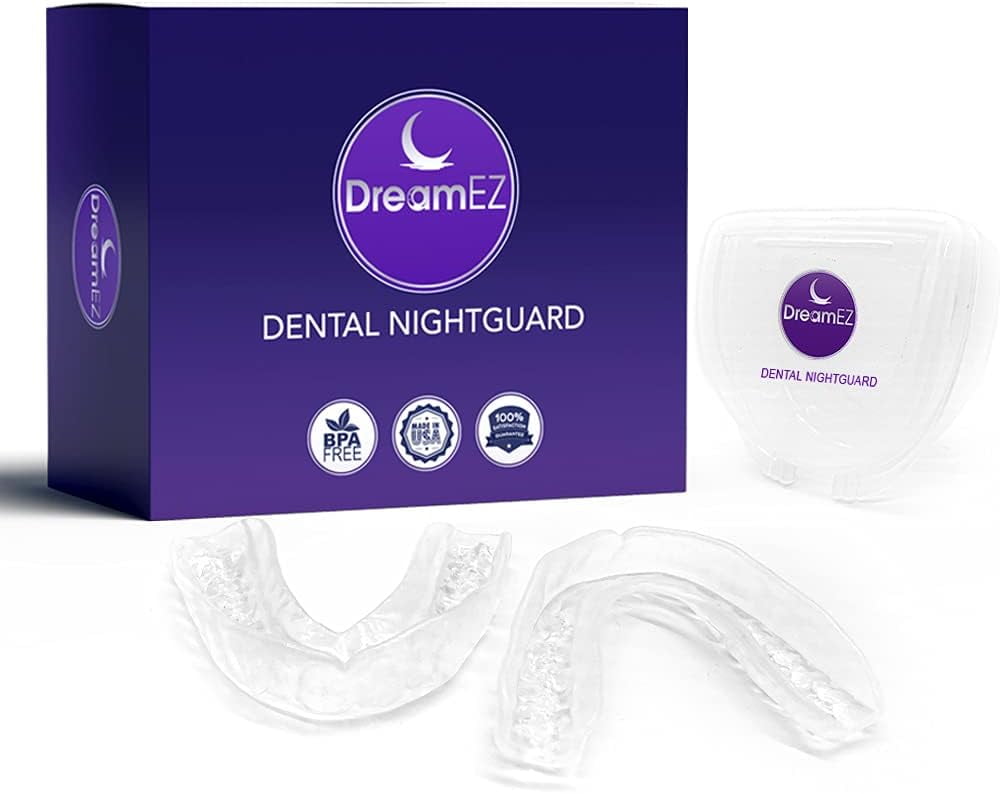 DreamEZ Ultra Comfort Dental Sleep Fit Mouthguard for Tooth Grinding - Best Night Guard For Jaw Clenching