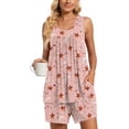 thumbnail image 1 of DreamFish Women's Summer Sleeveless Tank and Shorts Pajama Set with Pockets, 1 of 7