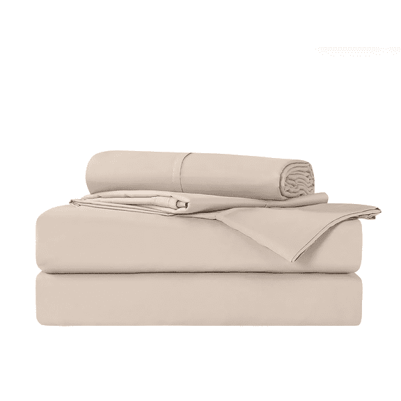DreamGuard 4-piece Luxury 1200 Thread Count Microfiber Sheet Set (Full, Cream)