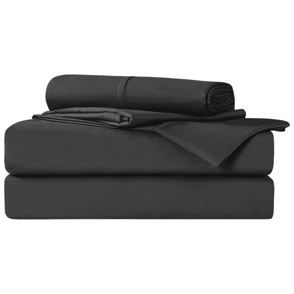 DreamGuard 4-piece Luxury 1200 Thread Count Microfiber Sheet Set (Queen, Grey)