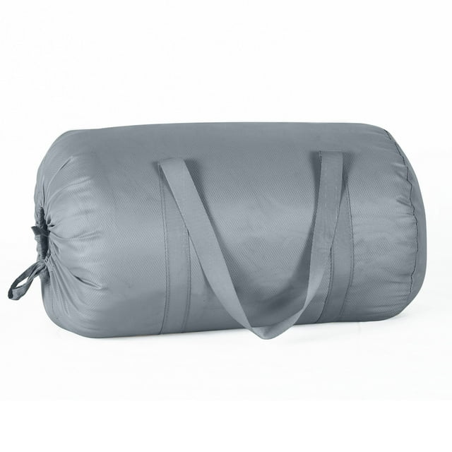 DreamLab Weighted Blanket Storage Bag with straps, Gray