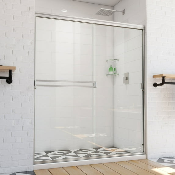 DreamLine Alliance Pro BG 60"W x 76"H, 3/16" Thick Clear Bypass Shower Door