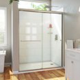 thumbnail image 1 of DreamLine Alliance Pro HV 56-60 in. W x 76 1/2 in. H Semi-Frameless Sliding Shower Door, 1 of 6