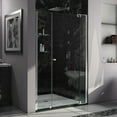 thumbnail image 1 of DreamLine Allure 43-44 in. W x 73 in. H Frameless Pivot Shower Door in Chrome, 1 of 14
