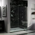thumbnail image 1 of DreamLine Allure 62-63 in. W x 73 in. H Frameless Pivot Shower Door in Chrome, 1 of 14