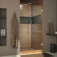 thumbnail image 1 of DreamLine Aqua Swing 56-60 in. W x 58 in. H Frameless Tub Door with Extender Panel in Chrome, 1 of 10