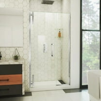 DreamLine Ascend 42 - 43 inch W x 72 inch H Frameless Pivot Shower Door in Chrome