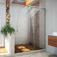 thumbnail image 1 of DreamLine Crest 58-60 in. W x 76 in. H Clear Glass Frameless Sliding Shower Door in Chrome, 1 of 6
