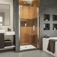 thumbnail image 1 of DreamLine Elegance-LS 36 1/4 - 38 1/4 in. W x 72 in. H Frameless Pivot Shower Door in Chrome, 1 of 13