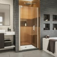 thumbnail image 1 of DreamLine Elegance-LS 38 - 40 in. W x 72 in. H Frameless Pivot Shower Door in Brushed Nickel, 1 of 11