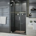 thumbnail image 1 of DreamLine Elegance Plus 39 3/4 - 40 1/2 in. W x 72 in. H Frameless Pivot Shower Door in Brushed Nickel, 1 of 7