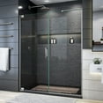 thumbnail image 1 of DreamLine Elegance Plus 58-58 3/4 in. W x 72 in. H Frameless Pivot Shower Door in Brushed Nickel, 1 of 7