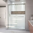 thumbnail image 1 of DreamLine Encore 50-54 in. W x 76 in. H Semi-Frameless Bypass Shower Door in Brushed Nickel, 1 of 10