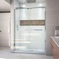 thumbnail image 1 of DreamLine Encore 50-54 in. W x 76 in. H Semi-Frameless Bypass Shower Door in Chrome, 1 of 10