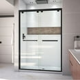 thumbnail image 1 of DreamLine Encore 50-54 in. W x 76 in. H Semi-Frameless Bypass Shower Door in Satin Black, 1 of 10