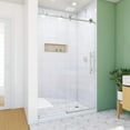 thumbnail image 1 of DreamLine Enigma-X 44-48 in. W x 76 in. H Fully Frameless Sliding Shower Door, 1 of 10