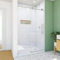 thumbnail image 1 of DreamLine Enigma-X 44-48 in. W x 76 in. H Fully Frameless Sliding Shower Door, 1 of 10