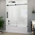 thumbnail image 1 of DreamLine Enigma-X 55-59 in. W x 62 in. H Fully Frameless Sliding Tub Door, 1 of 10
