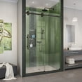 thumbnail image 1 of DreamLine Enigma-XO 44-48 in. W x 76 in. H Fully Frameless Sliding Shower Door in Oil Rubbed Bronze, 1 of 11