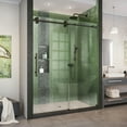 thumbnail image 1 of DreamLine Enigma-XO 50-54 in. W x 76 in. H Fully Frameless Sliding Shower Door in Oil Rubbed Bronze, 1 of 8