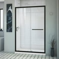 thumbnail image 1 of DreamLine Infinity-Z 44-48 in. W x 72 in. H Semi-Frameless Sliding Shower Door Clear Glass, 1 of 8