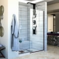 thumbnail image 1 of DreamLine Linea Single Panel Frameless Shower Screen 34 in. W x 72 in. H, Open Entry Design in Oil Rubbed Bronze, 1 of 10