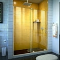 thumbnail image 1 of DreamLine Mirage-Z 56-60 in. W x 72 in. H Frameless Sliding Shower Door in Brushed Nickel, 1 of 6