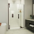 thumbnail image 1 of DreamLine SDAD44W720VXX06 Ascend 44-45" W x 72" H Frameless Pivot Shower Door in Oil Rubbed Bronze, 1 of 6