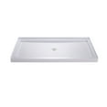thumbnail image 1 of DreamLine SlimLine 32 in. D x 54 in. W x 2 3/4 in. H Center Drain Single Threshold Shower Base in White, 1 of 6