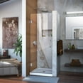 thumbnail image 1 of DreamLine Unidoor 24 in. W x 72 in. H Frameless Hinged Shower Door in Chrome, 1 of 11