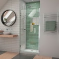 thumbnail image 1 of DreamLine Unidoor-LS 35-36 in. W x 72 in. H Frameless Hinged Shower Door in Chrome, 1 of 7