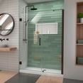 thumbnail image 1 of DreamLine Unidoor-LS 52-53 in. W x 72 in. H Frameless Hinged Shower Door in Oil Rubbed Bronze, 1 of 8