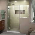 thumbnail image 1 of DreamLine Unidoor-X 70-70 1/2 in. W x 72 in. H Frameless Hinged Shower Door in Chrome, 1 of 8