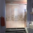 thumbnail image 1 of DreamLine Visions 30 in. D x 60 in. W x 74 3/4 in. H Sliding Shower Door in Chrome with Left Drain Black Shower Base, 1 of 14