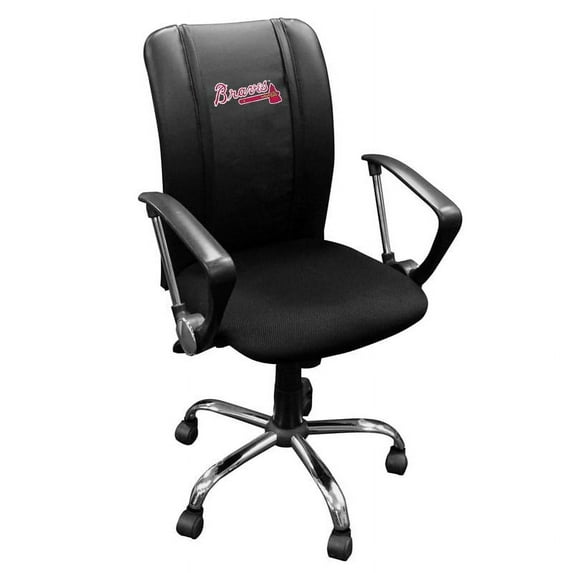 DreamSeat Atlanta Braves Curve Office Chair
