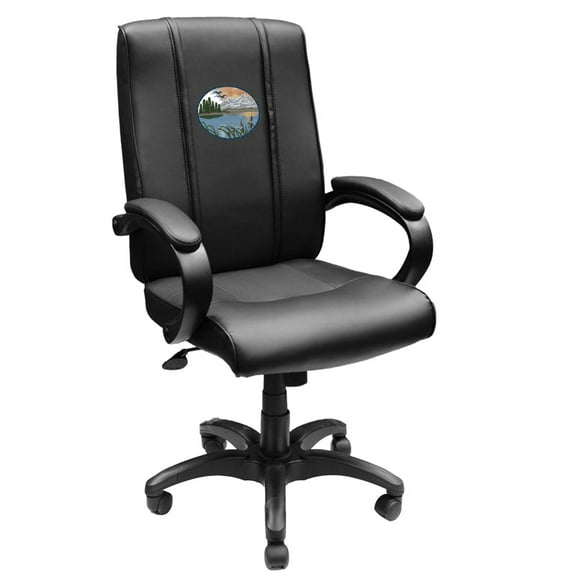 DreamSeat Black Durable Office Chair 1000 Embroidered GMC Alternate Logo
