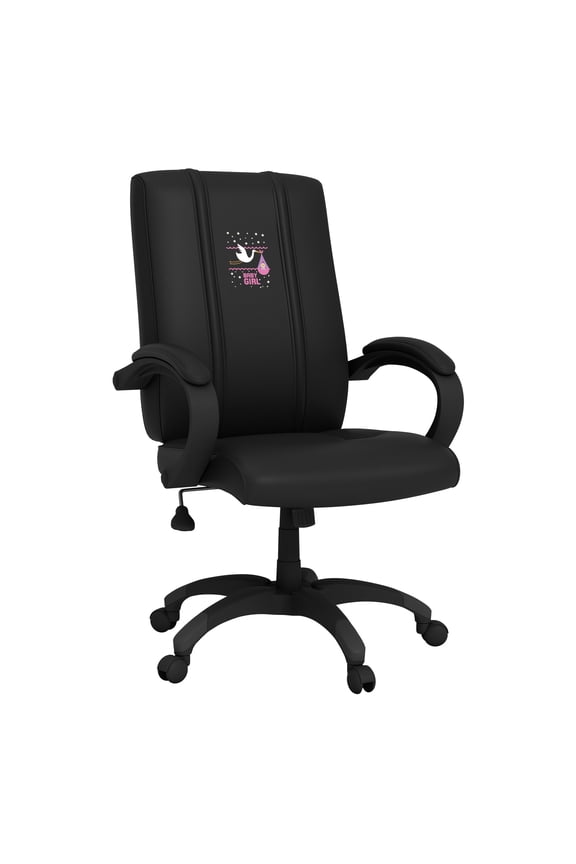 Black Durable Office Chair 1000 Embroidered LAPD SWAT