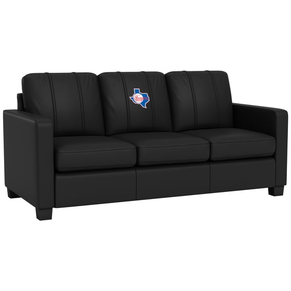 DreamSeat Black Dyno Stationary Sofa Embroidered Texas Rangers Cooperstown