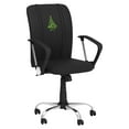 thumbnail image 1 of DreamSeat Black Ergonomic Durable Curve Task Chair Embroidered Christmas Tree Logo, 1 of 6