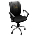 thumbnail image 1 of DreamSeat Black Ergonomic Durable Curve Task Chair Embroidered Pheasant Flushing Logo, 1 of 6