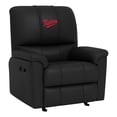 thumbnail image 1 of DreamSeat Black Rocker Recliner with Embroidered Minnesota Twins Wordmark Logo, 1 of 5