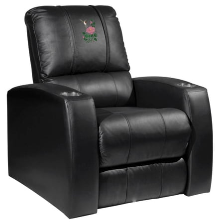DreamSeat Relax Black Recliner Embroidered Hummingbird Logo Panel Stainless Steel Cupholders Head to Toe Support