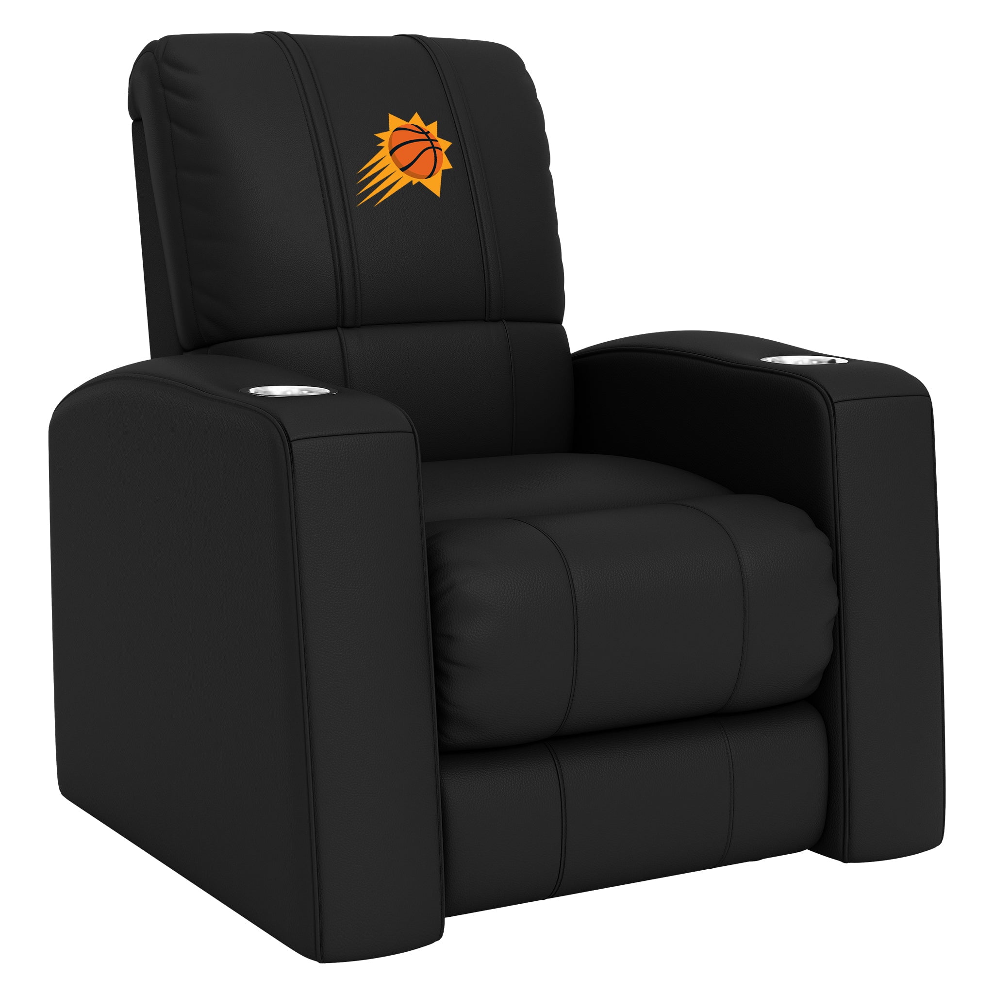 DreamSeat Relax Black Recliner Embroidered Phoenix Suns Primary Synthetic Leather