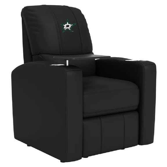 DreamSeat Stealth Power Plus Recliner with Dallas Stars Logo in Black