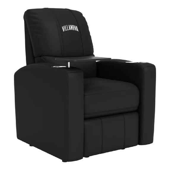 DreamSeat Stealth Power Plus Recliner with Villanova Wordmark Logo in Black