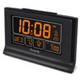 thumbnail image 1 of DreamSky Auto Set Digital Alarm Clock with USB Charging Port, 6.6 Inches Large Screen with Time/Date/Temperature Display, Full Range Brightness Dimmer, Auto DST Setting, Snooze. White, 1 of 14