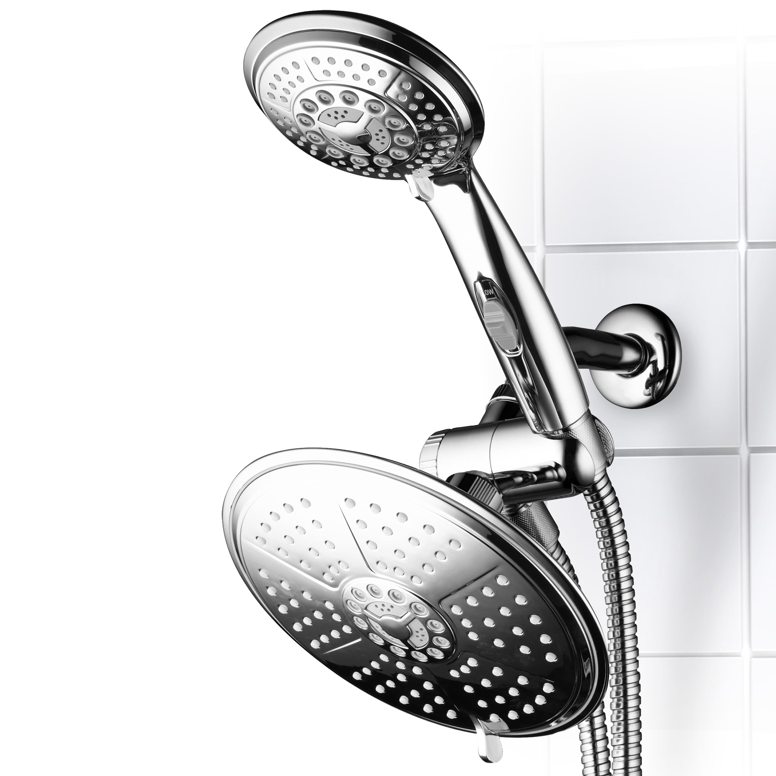 DreamSpa 3Way Rainfall Combo Shower with Patented ON/OFF Pause Switch