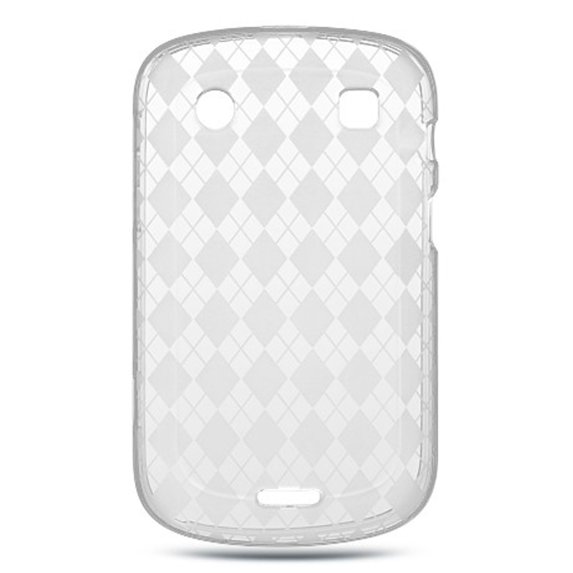 DreamWireless Blackberry Bold Touch & Dakota & 9900 & 9930 Crystal Skin Case- Clear Checker