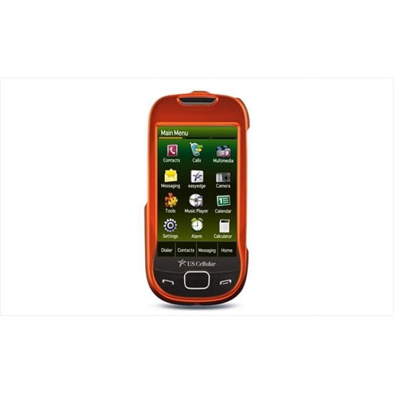 DreamWireless CRSAMR850OR Samsung Caliber & R850 Crystal Rubber Case, Orange